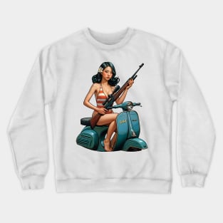 Scooter Girl Crewneck Sweatshirt